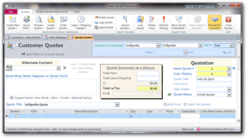 Instant Quote Professional screenshot 3