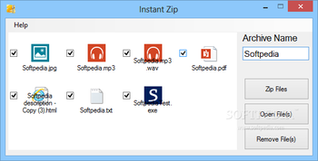 Instant Zip screenshot