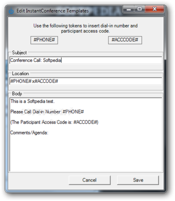 InstantConference Outlook Add-In screenshot 3