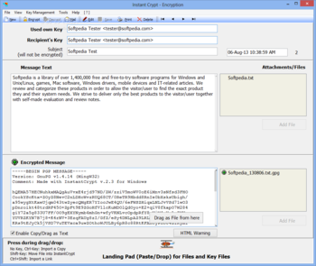 InstantCrypt screenshot