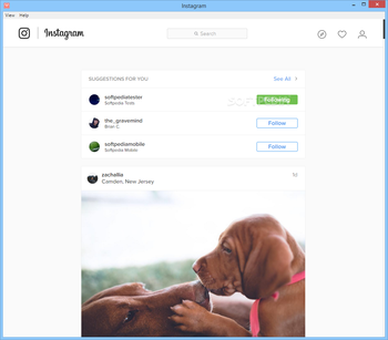 Instatine screenshot
