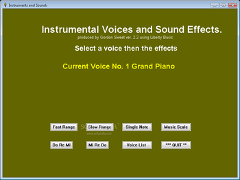Instrument and Sounds screenshot