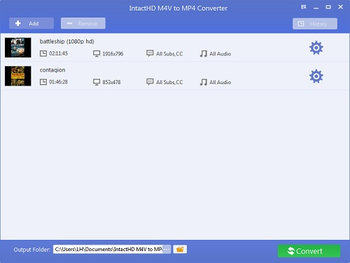 IntactHD M4V to MP4 Converter screenshot 3