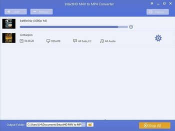 IntactHD M4V to MP4 Converter screenshot 4