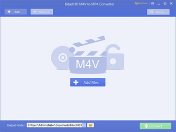 IntactHD M4V to MP4 Converter screenshot
