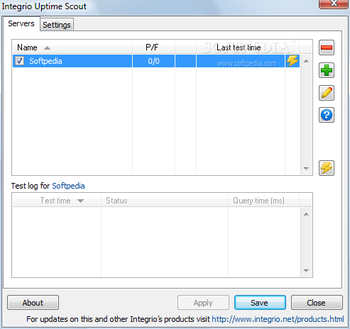 Integrio Uptime Scout screenshot