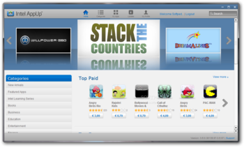 Intel AppUp screenshot