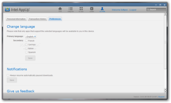 Intel AppUp screenshot 5