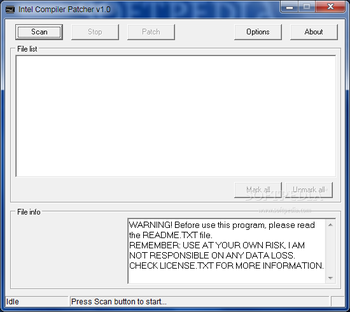 Intel Compiler Patcher screenshot 2