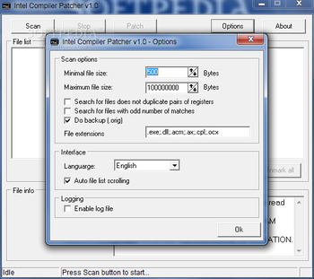 Intel Compiler Patcher screenshot 3