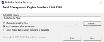 Intel Management Engine Interface screenshot