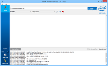 Intel Phone Flash Tool Lite screenshot