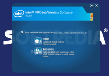 Intel PROSet/Wireless WiFi Software screenshot