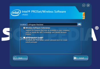 Intel PROSet/Wireless WiFi Software screenshot 2