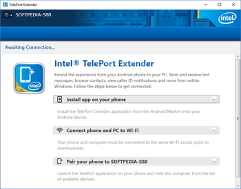 Intel TelePort Extender screenshot