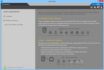 Intel XDK screenshot