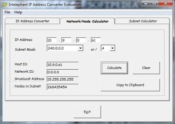Intelephant IP Address Converter screenshot 2