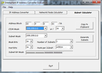 Intelephant IP Address Converter screenshot 3