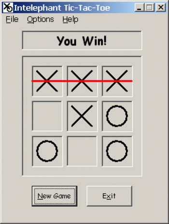 Intelephant Tic-Tac-Toe screenshot