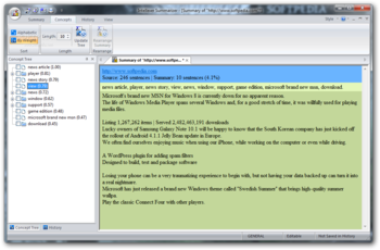 Intellexer Summarizer screenshot 3