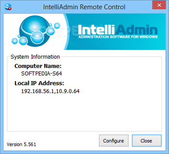 IntelliAdmin Remote Control screenshot