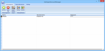 IntelligentAccountManager screenshot