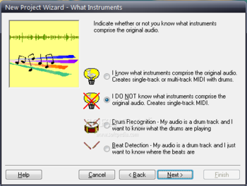 Intelliscore Ensemble MP3 to MIDI Converter screenshot 11