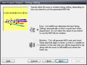 Intelliscore Ensemble MP3 to MIDI Converter screenshot 13