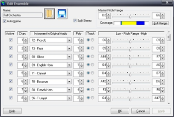 IntelliScore Ensemble WAV to MIDI Converter screenshot