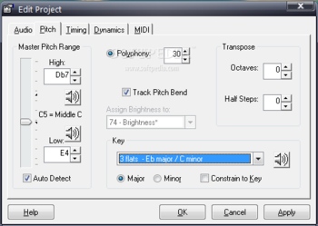 Intelliscore Polyphonic MP3 to MIDI Converter screenshot 4