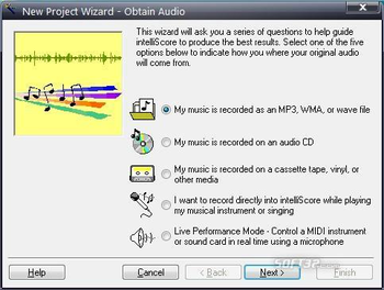 Intelliscore Polyphonic WAV to MIDI Converter screenshot 2