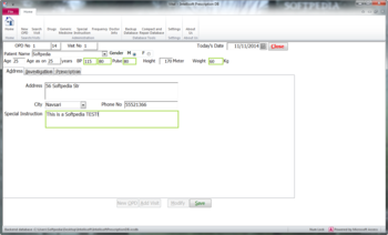 Intellisoft Prescription DB screenshot 2