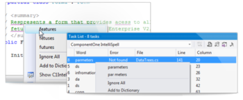 IntelliSpell screenshot