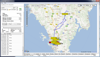 Intellitrace X1,A1 +Garmin Satellite Tracking screenshot