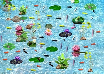 Interactive Fish Pond Game screenshot