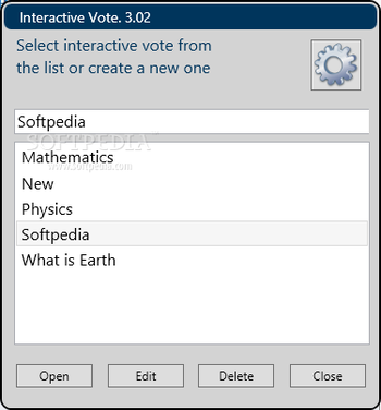 Interactive Vote screenshot