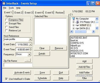 InterBack screenshot 2