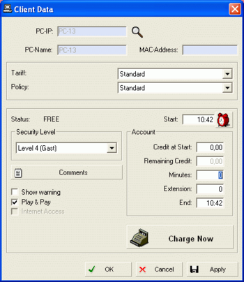 InterCafe screenshot