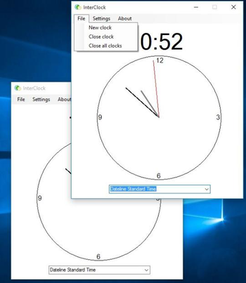 InterClock screenshot 2