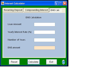 Interest Calculator screenshot