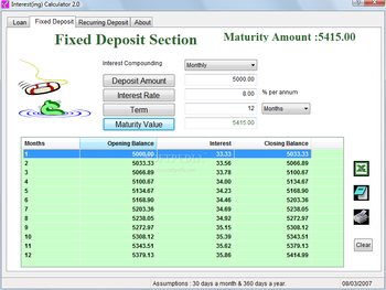 Interest(ing) Calculator screenshot 2