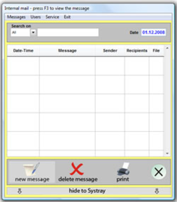 Internal mail screenshot 2