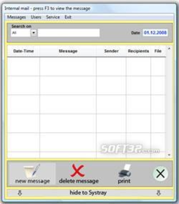 Internal mail screenshot 3