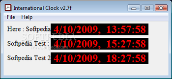 International Clock screenshot