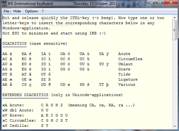 International KeyBoard screenshot