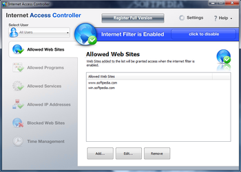 Internet Access Controller screenshot