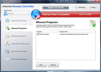Internet Access Controller screenshot 2