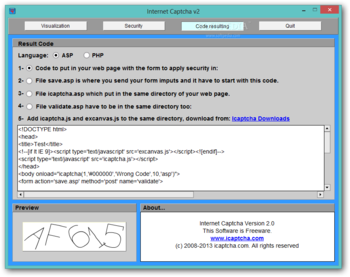 Internet Captcha screenshot 3
