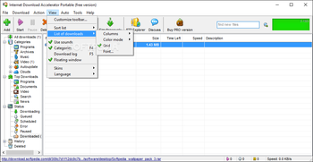 Internet Download Accelerator Portable screenshot 6