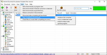 Internet Download Accelerator Portable screenshot 7
